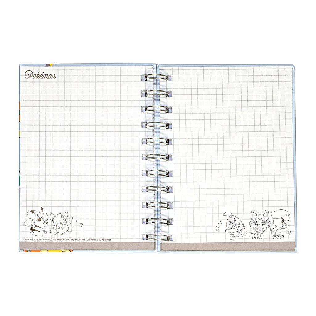 Authentic Pokemon A6W Ring Notebook from Pokemon Center Japan, collectible item