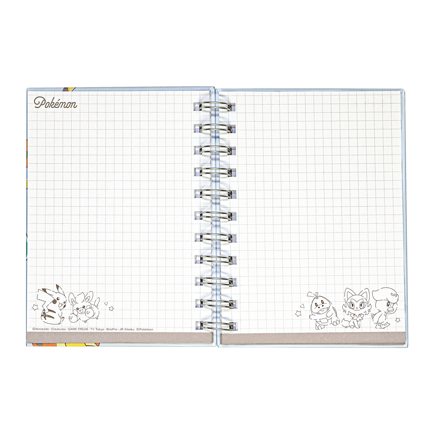 Authentic Pokemon A6W Ring Notebook from Pokemon Center Japan, collectible item