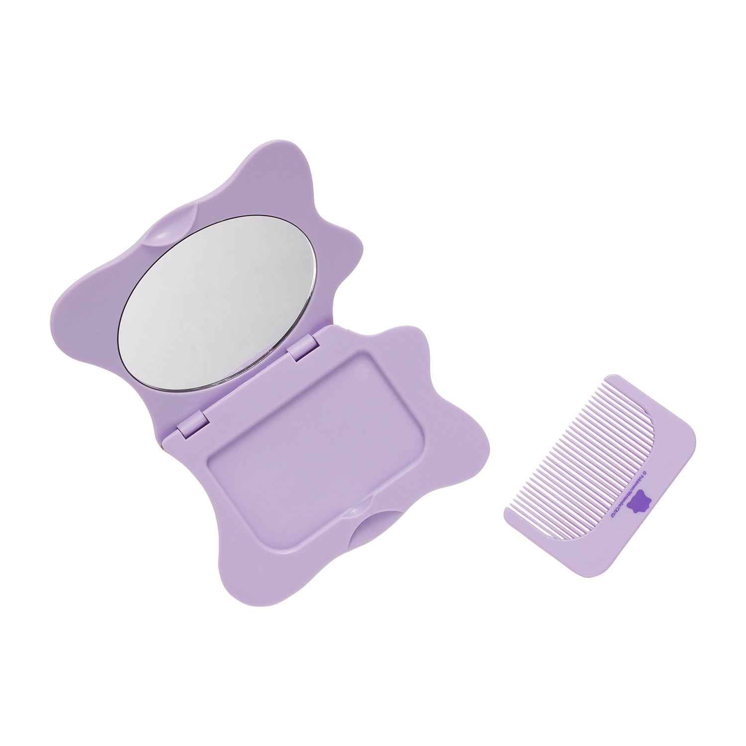 Die-cut Mirror & Comb Metamon Pokémon accessory, detailed anime character artwork from Japan