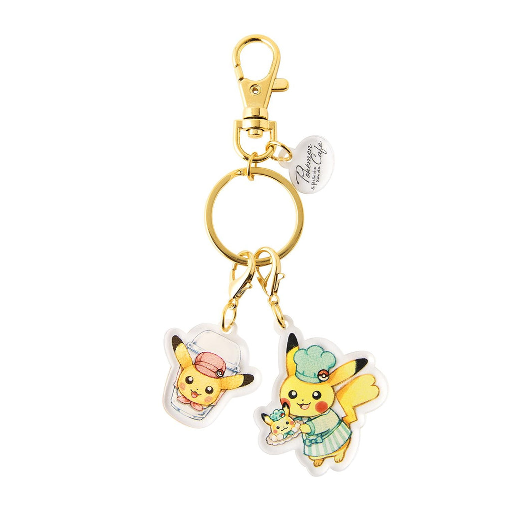 Japanese collectible keychain, Pikachu Sweets BOX, official Pokémon Center product