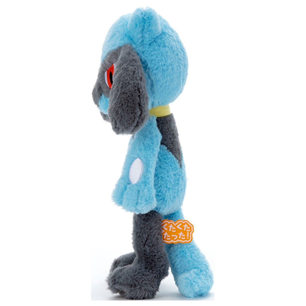 Riolu plush toy, authentic Japanese Pokemon collectible, detailed design