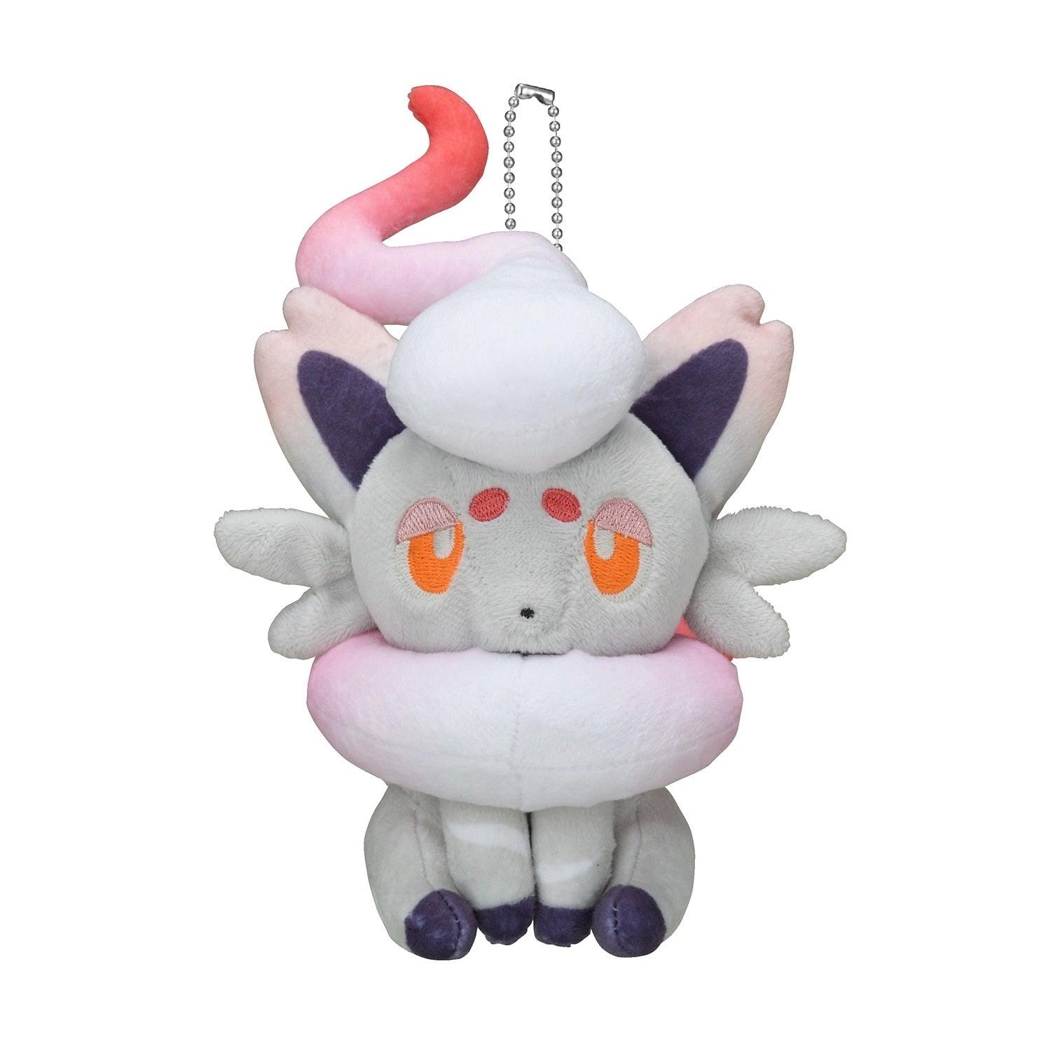 Luminous Jade Zoroa mascot from Japan, glowing in the dark