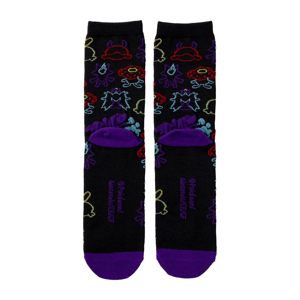 [Choose] Middle socks Moudoku Kiken all over pattern (23-25cm) / (25-27cm)