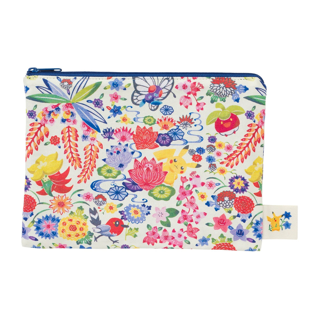 Flat pouch Pokemon Center Okinawa Bingata design