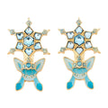 Pokémon Koori Terrace Talglacia earrings with icy design from Japan