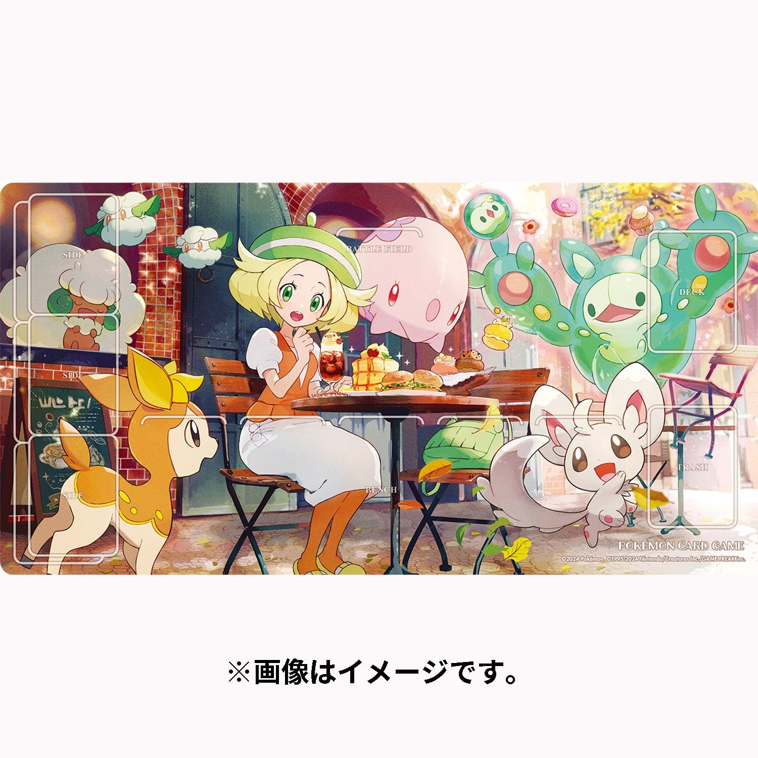 Pokemon Card Game Rubber Playmat Bell