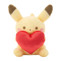 Pikachu With A Heart plushie from Japan, cute red cheeks