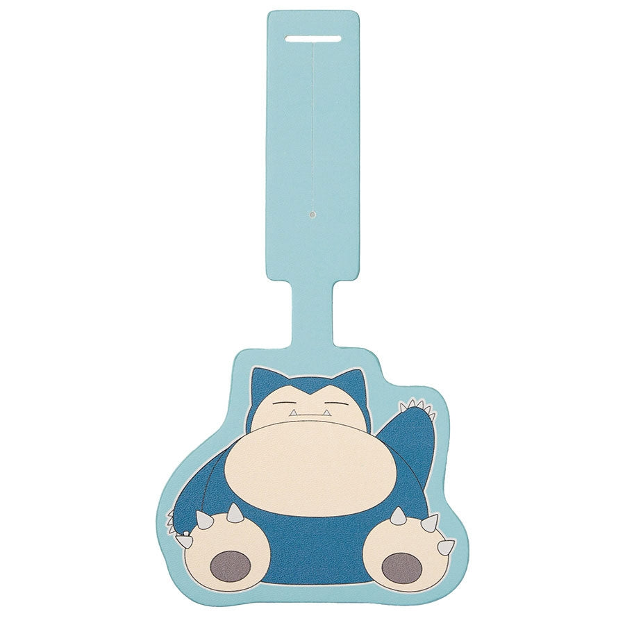 Kurutto Luggage Tag Snorlax with cute sleeping pose from Japan