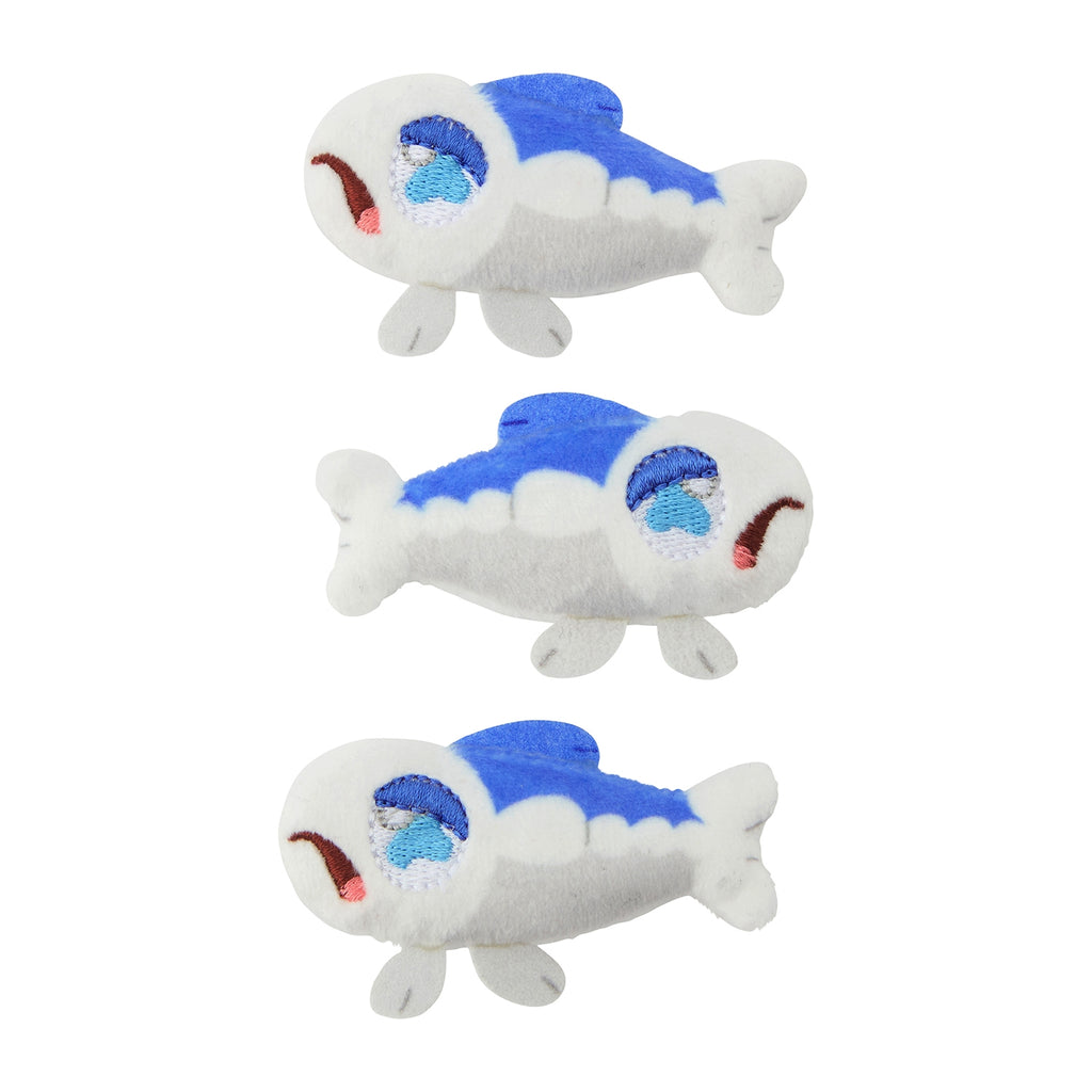 Close-up of Pokémon Hairpin 91 Yowashi showing detailed anime character