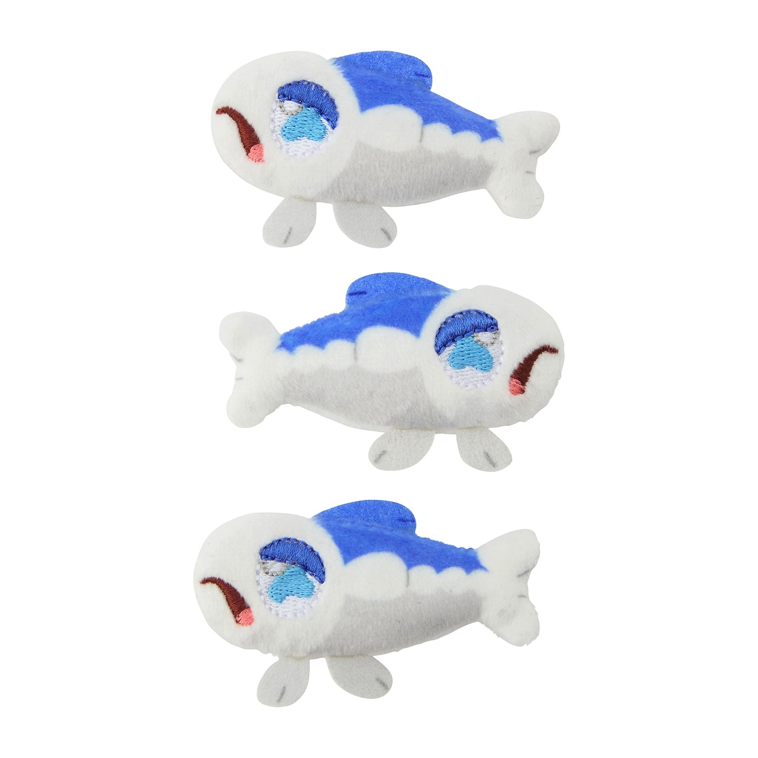 Close-up of Pokémon Hairpin 91 Yowashi showing detailed anime character