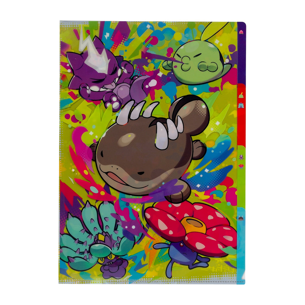 A4 3-pocket clear file Moudoku Kiken