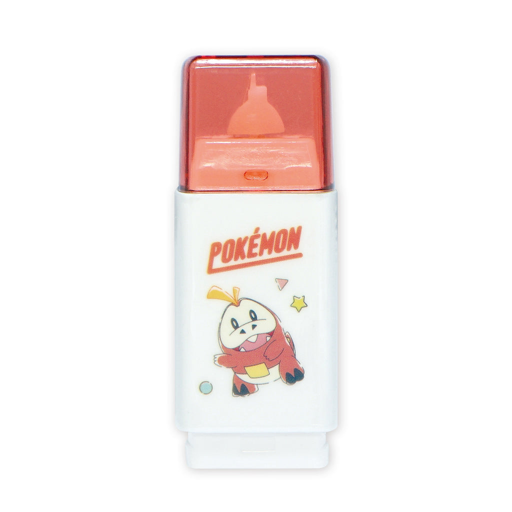 Close-up of Nikoichi correction tape with official Pokemon Center Japan packaging