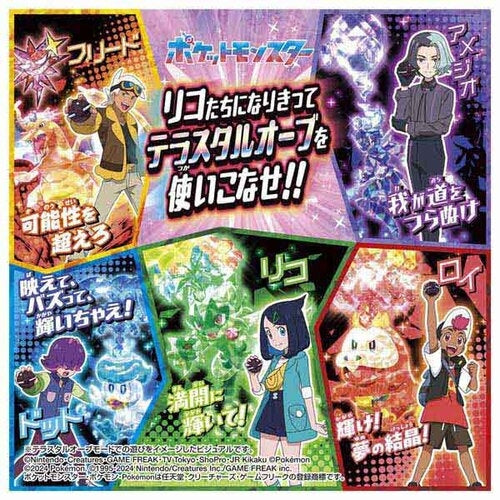 Super Linked! Pokemon Terrastal Orb, Japan exclusive collectible with intricate details