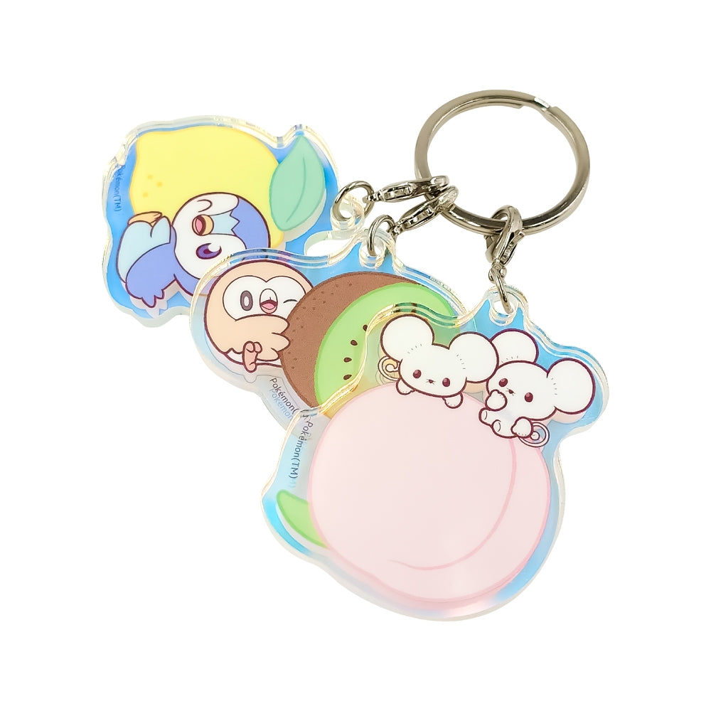 Official Pokemon Center Japan Piplup keychain, detailed acrylic figure from Japan