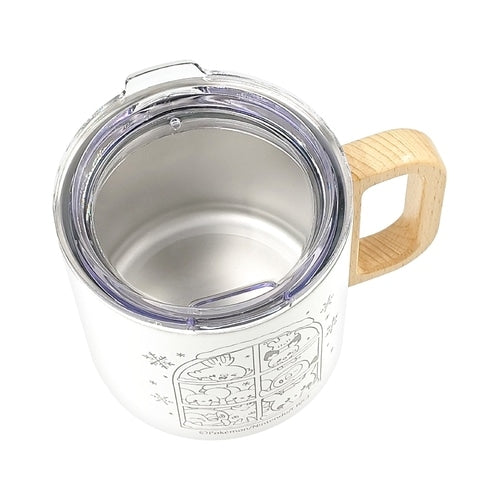 Mug with wooden handle Winter Pokepiece