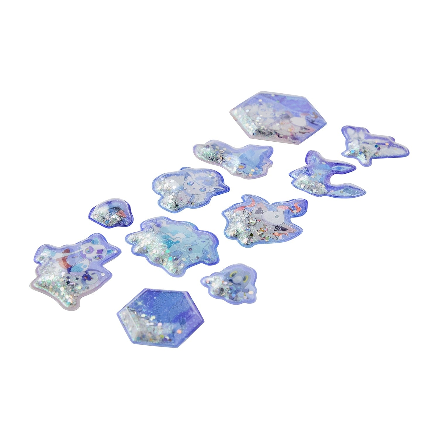 Authentic Pokemon Capsule Seal Snowy Gathering from Japan, collectible item with detailed artwork