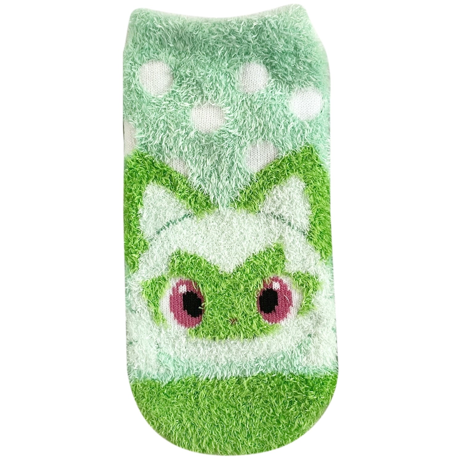 Fluffy socks Nyaoha Dot Junior (15-21cm)