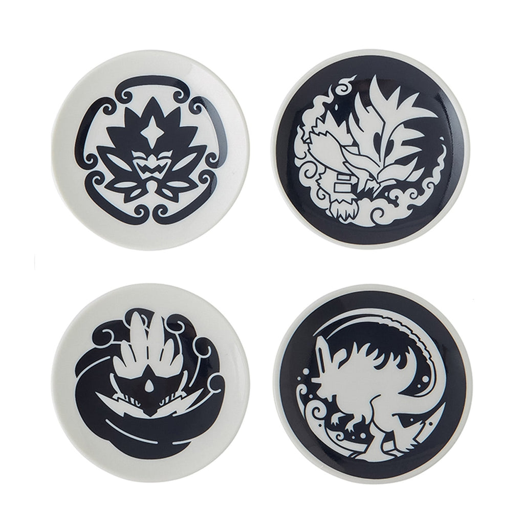 Set of 4 small plates Pokemon Kitakami no Sato Ogrepon set