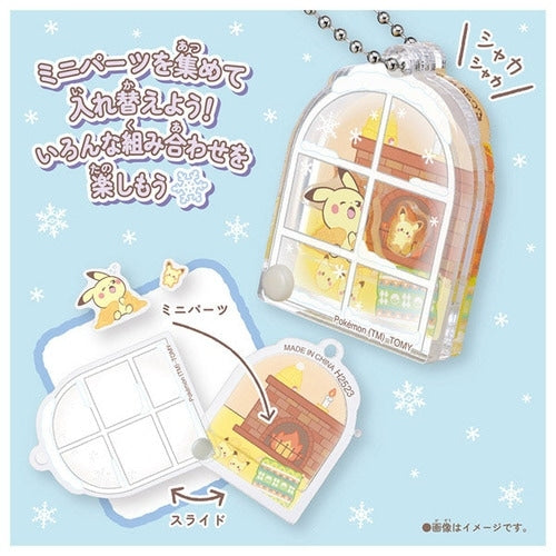Acrylic charm collection, official Pokemon Japan merchandise with winter characters