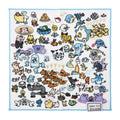 Pokemon Hand Towel with colorful characters from Japan