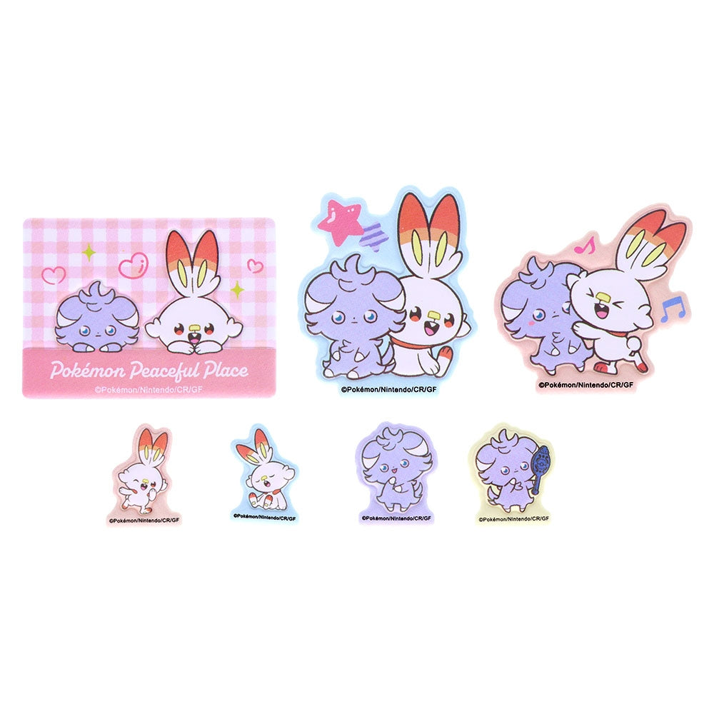 Sticker set Pokepiece Nyasper & Hibani