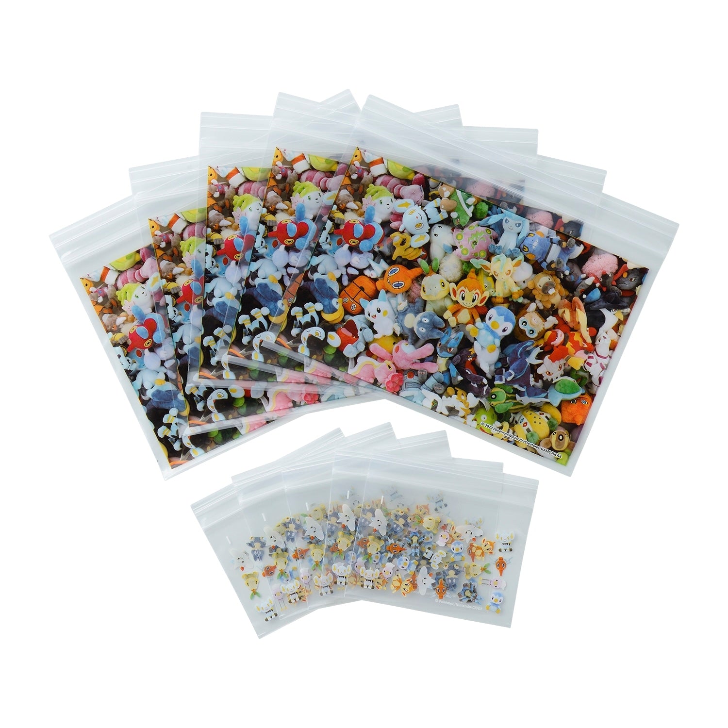 Zipper bag A5 & A7 size assortment Pokémon fit