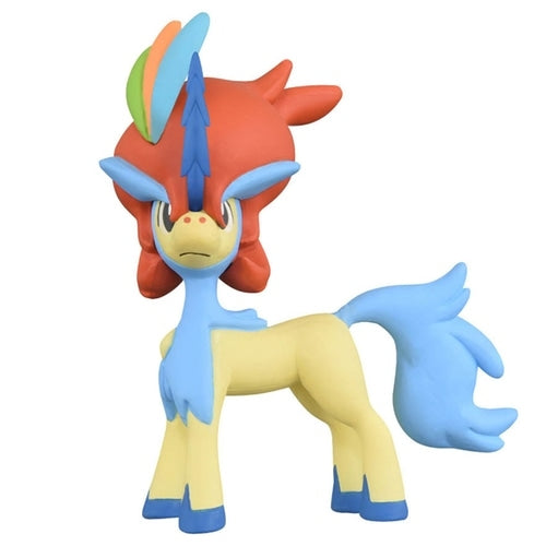 Monster Collection Keldeo figure from Japan, dynamic pose