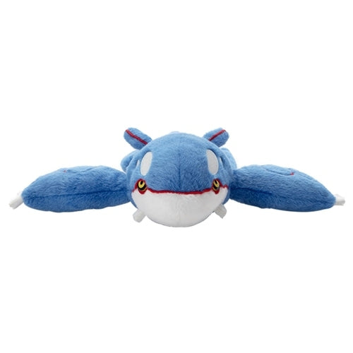 Pokemon Kyogre plush toy with blue and white details from Japan