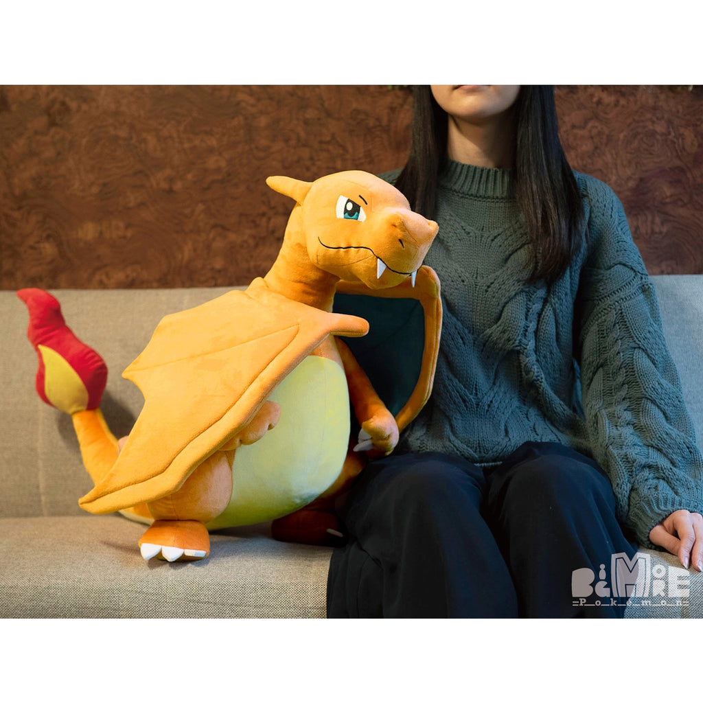 Extra large Charizard stuffed toy from Japan, high quality and soft texture