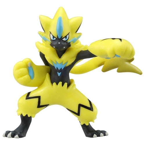 Pokemon Moncolle MS-09 Zeraora Figure from Japan, featuring intricate details and colors