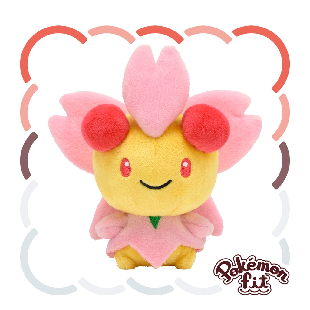 Pokémon Fit Cherrim #421 Sunshine Form Official Plush – Pokemon Center Japan