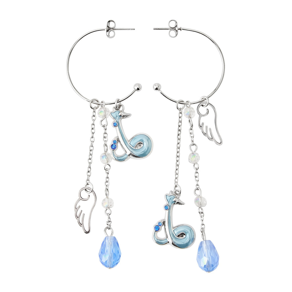 Pokemon Hakuryu earrings with dragon design from Japan