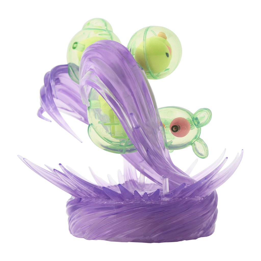 Rare Japanese Pokemon PSYCHO CYBER Uniran Dubran Runcrus figure with collector's box from Japan