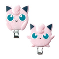 Jigglypuff hair clip pudding with pink bow from Japan