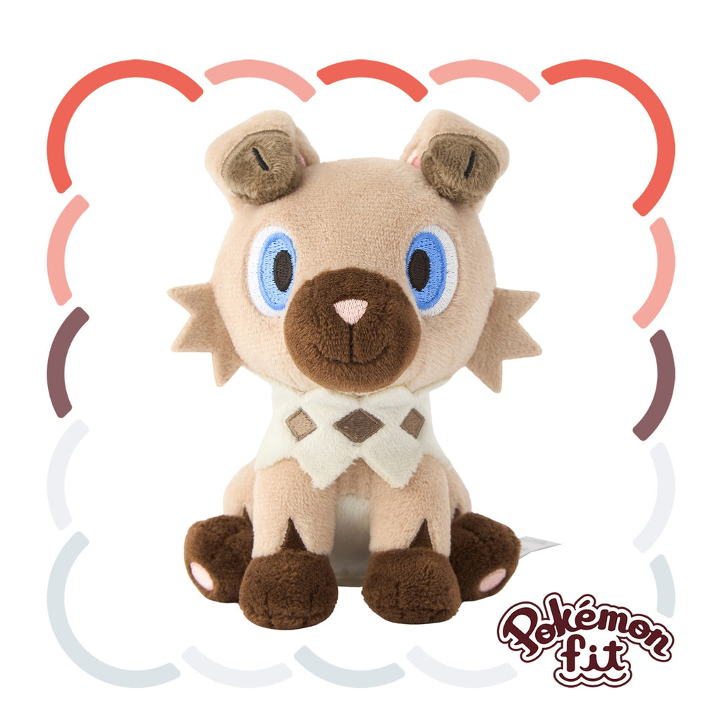 Iwanko 744 Plush Pokemon from Japan, cute facial expression