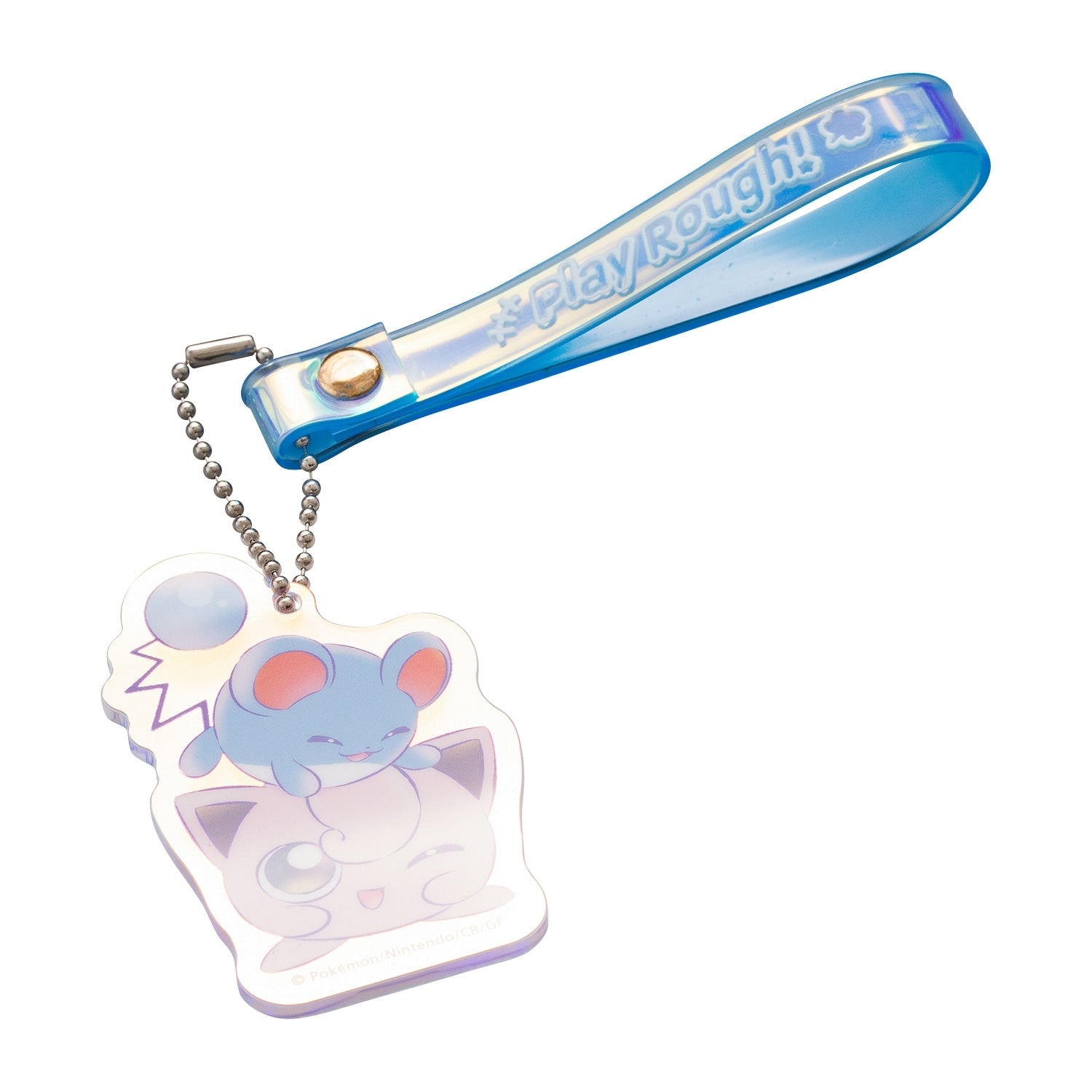 Official Pokemon Center Japan Marill charm, detailed collectible from Japan