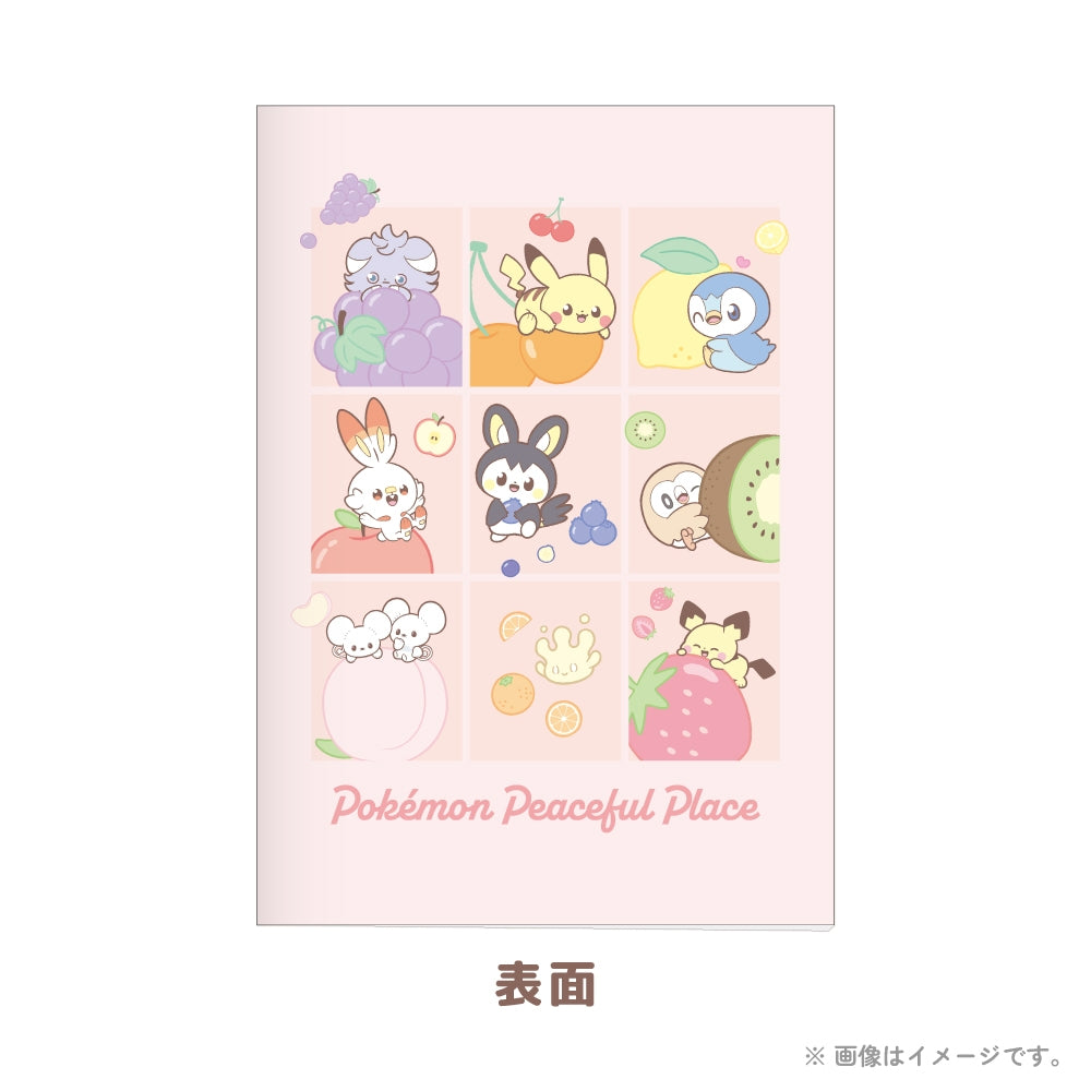 Pokemon A5 Notebook with fruit poke piece design from Japan