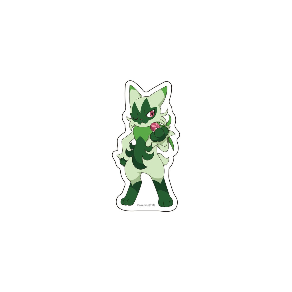 Authentic Pokemon Center Japan Floragato nyarote sticker, collectible item from Japan