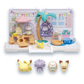 Poke Peace House Figure from Japan with colorful garden design