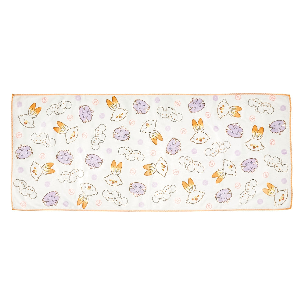 Pokemon Fast Dry Face Towel with Poke Piece design from Japan