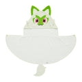 Nyaoha KIDS hooded towel with colorful tail from Japan