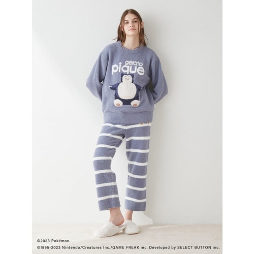 [gelato pique] Baby moco jacquard pullover & long pants set navy