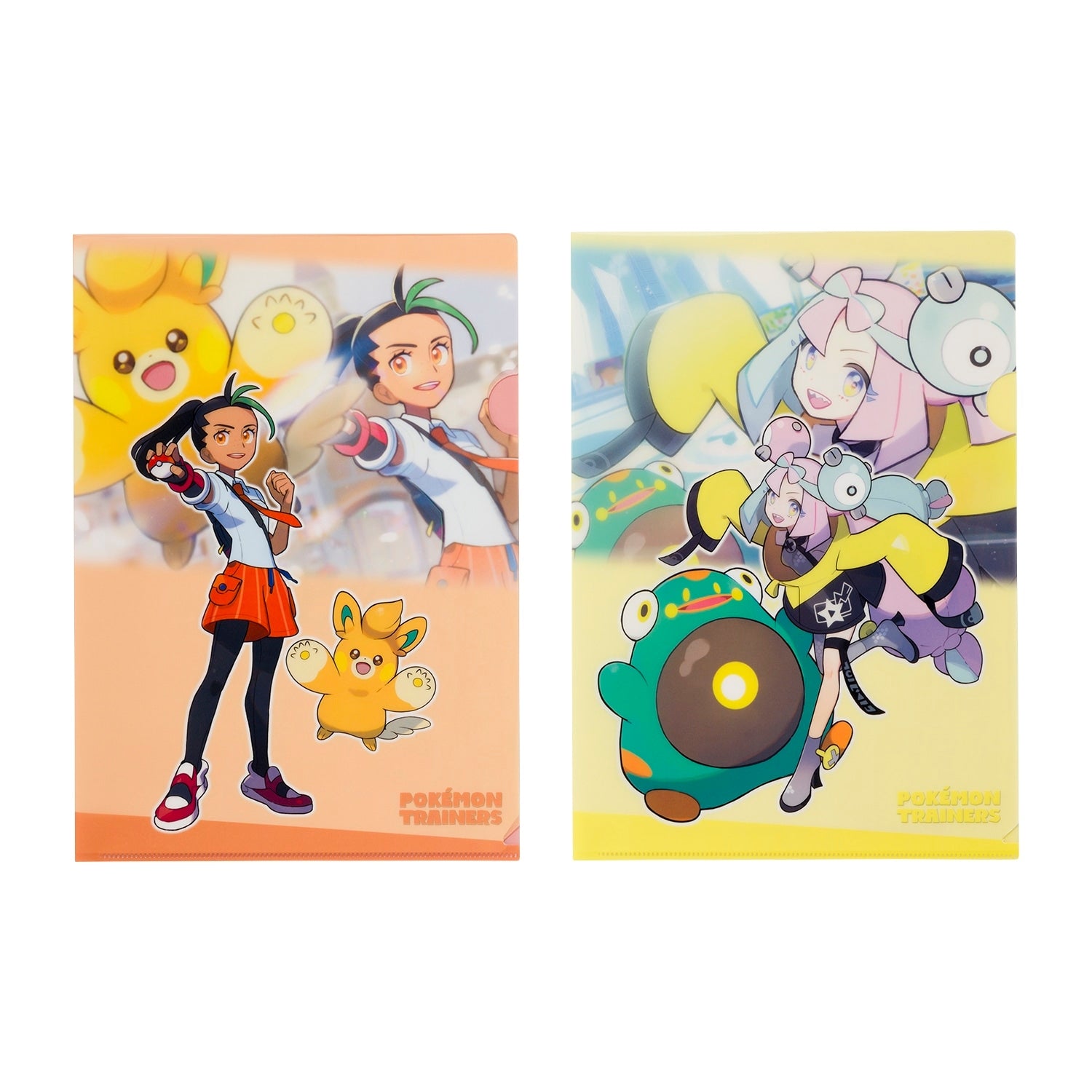 A4 clear file set of 2 POKÉMON TRAINERS Nemo & Nanjamo