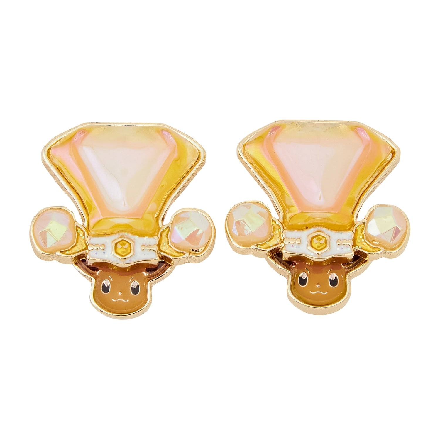 Eevee earrings from Japan - cute Pokémon character design