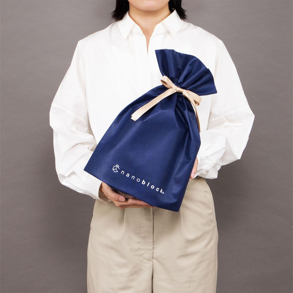 Gift bag for nanoblocks M (navy)