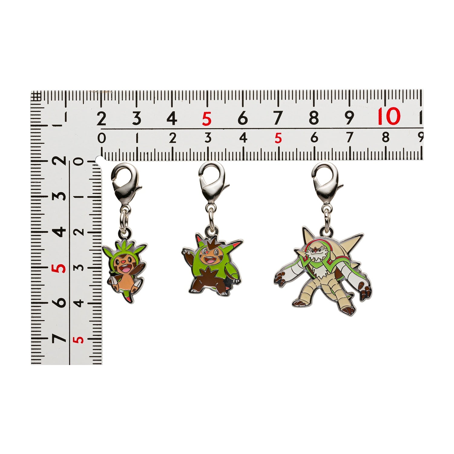 Pokemon Metal Charm 650, 651, 652 from Japan, collectible item with detailed metalwork