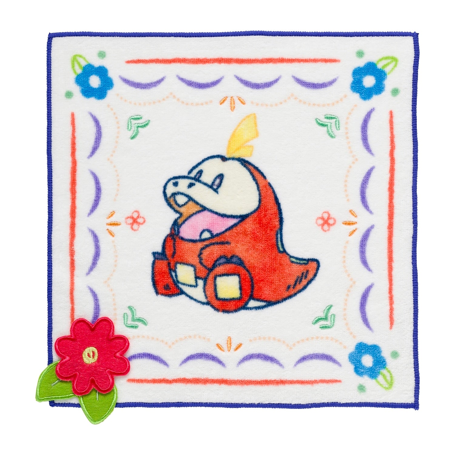 Pokemon Hand Towel with Hogator design from Japan, vibrant colors