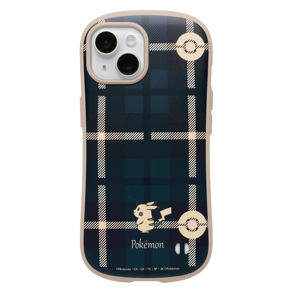 [iPhone 15 only] iFace First Class case (check/navy)