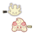 Mahomil & Mawhip poke piece hair clip from Japan, featuring colorful characters