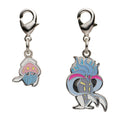 National Encyclopedia Metal Charm 686/687 with Pokemon character design from Japan